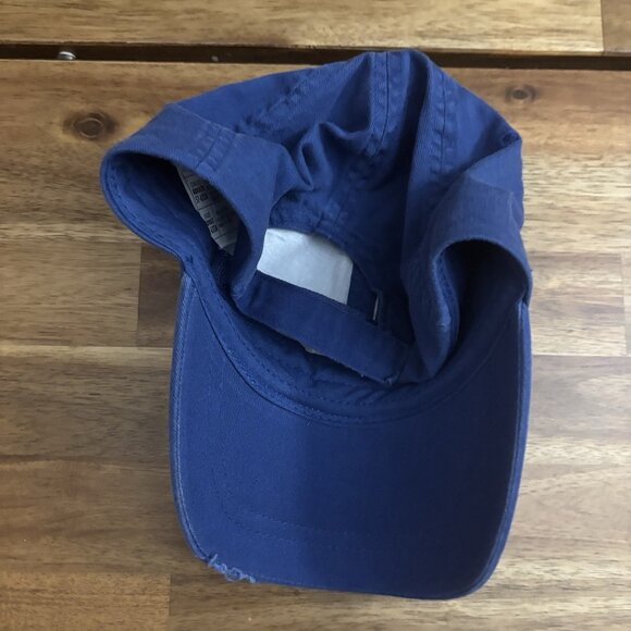 Monsters University Hat Disney Parks Adult Mike Wazowski  Blue Dad Cap Pixar - Picture 8 of 8